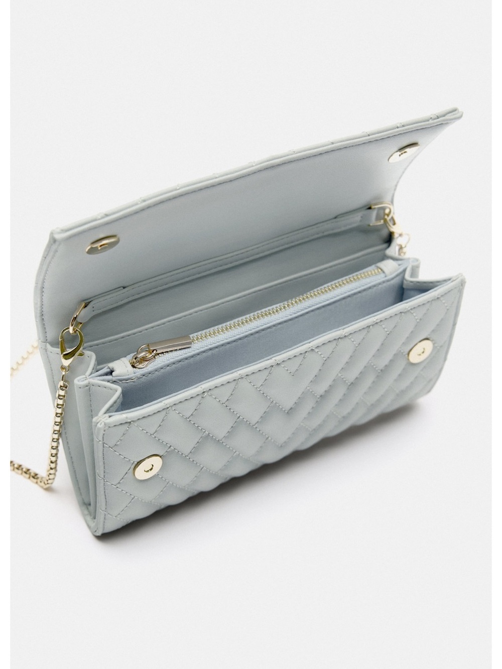 New Zara Quilted Crossbody Wallet